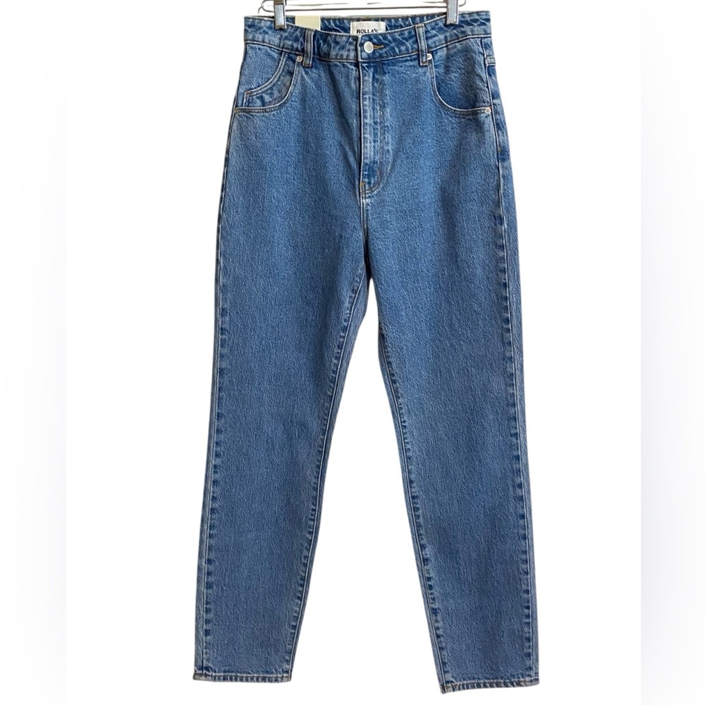 NWT Rolla’s Dusters High Rise Slim Jeans Size 30 Light Wash Vintage 90s
